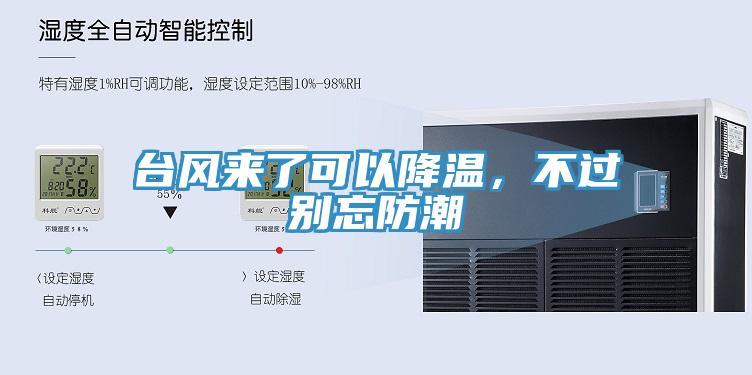 臺風來了可以降溫，不過別忘防潮