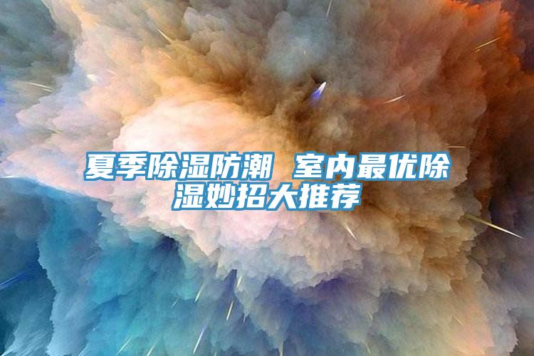 夏季除濕防潮 室內最優除濕妙招大推薦