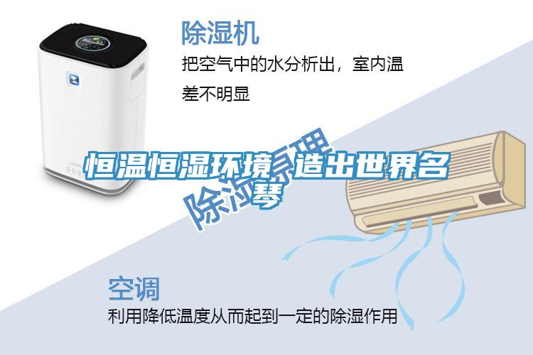 恒溫恒濕環境 造出世界名琴