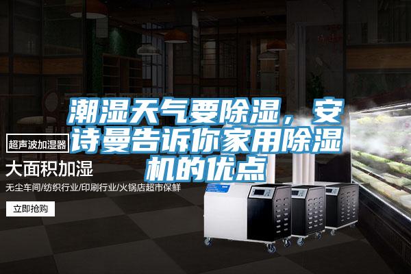潮濕天氣要除濕,安詩曼告訴你家用除濕機的優點