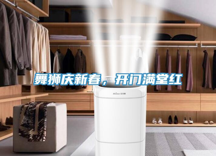 舞獅慶新春，開門滿堂紅