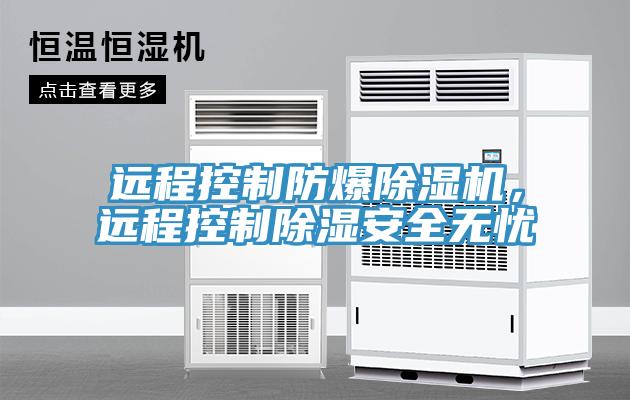 遠程控制防爆除濕機,遠程控制除濕安全無憂