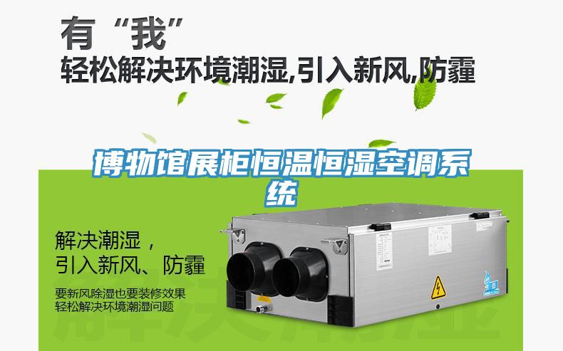 博物館展柜恒溫恒濕空調系統