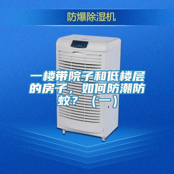 一樓帶院子和低樓層的房子，如何防潮防蚊？（一）