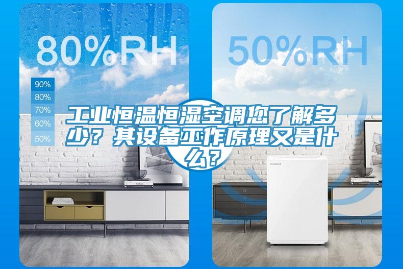 工業恒溫恒濕空調您了解多少？其設備工作原理又是什么？