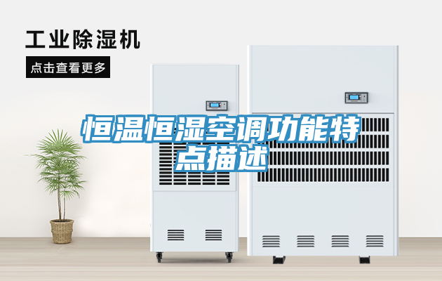 恒溫恒濕空調功能特點描述