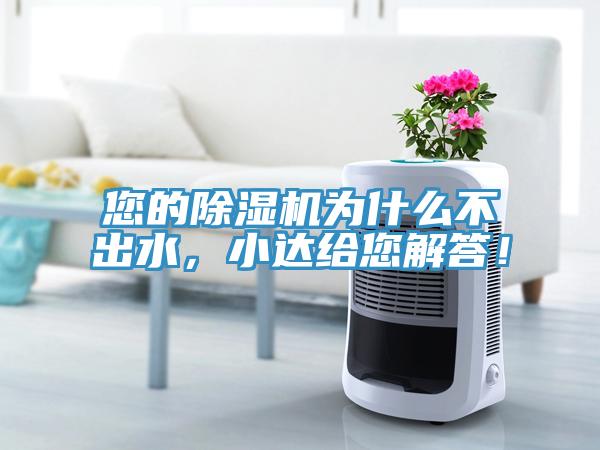 您的除濕機為什么不出水，小達給您解答！