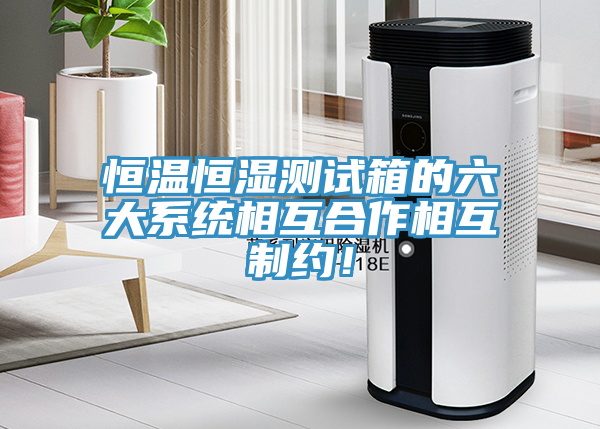 恒溫恒濕測試箱的六大系統相互合作相互制約！