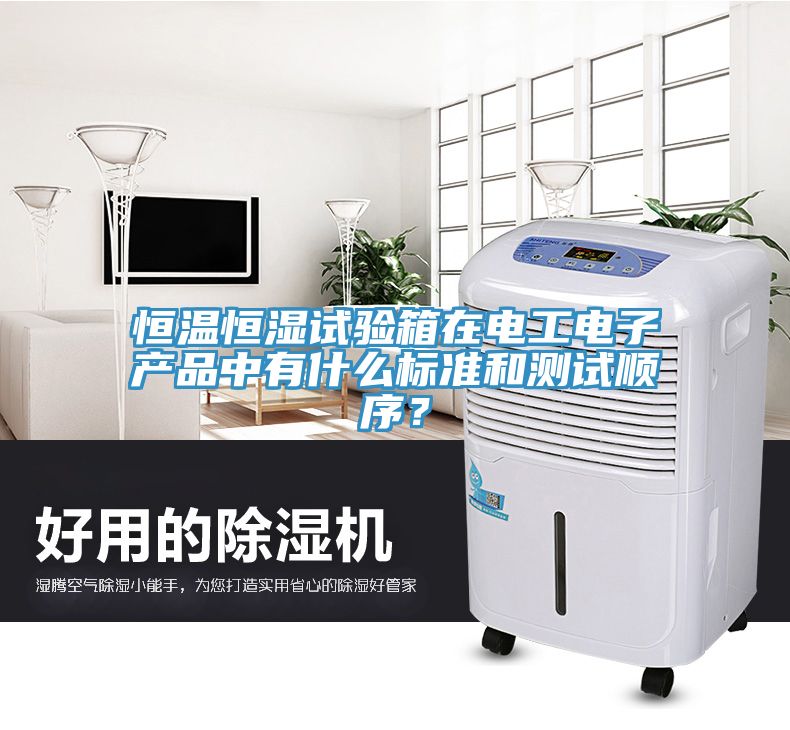 恒溫恒濕試驗箱在電工電子產(chǎn)品中有什么標準和測試順序？