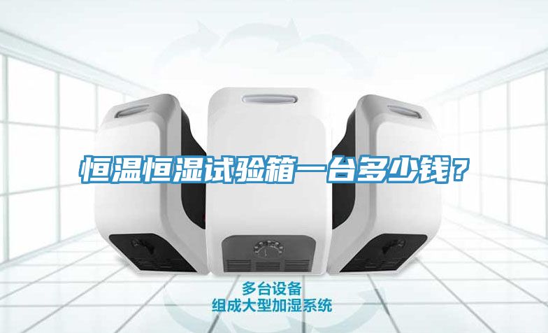 恒溫恒濕試驗箱一臺多少錢？