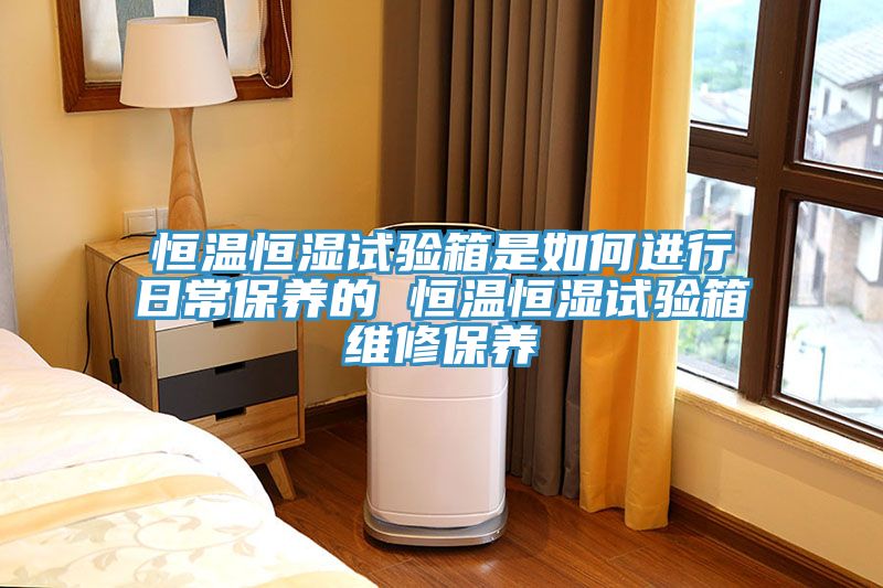 恒溫恒濕試驗箱是如何進行日常保養(yǎng)的 恒溫恒濕試驗箱維修保養(yǎng)
