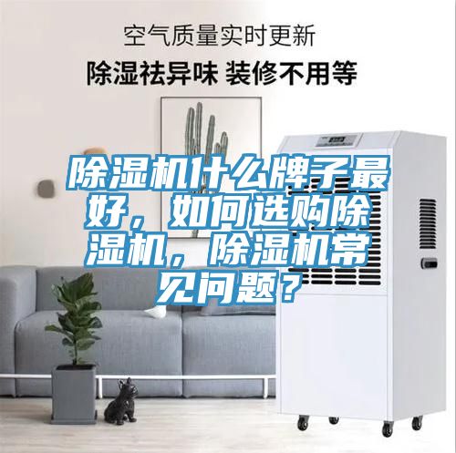 除濕機什么牌子最好，如何選購除濕機，除濕機常見問題？