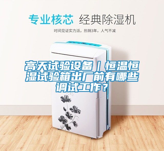 高天試驗(yàn)設(shè)備|恒溫恒濕試驗(yàn)箱出廠前有哪些調(diào)試工作?